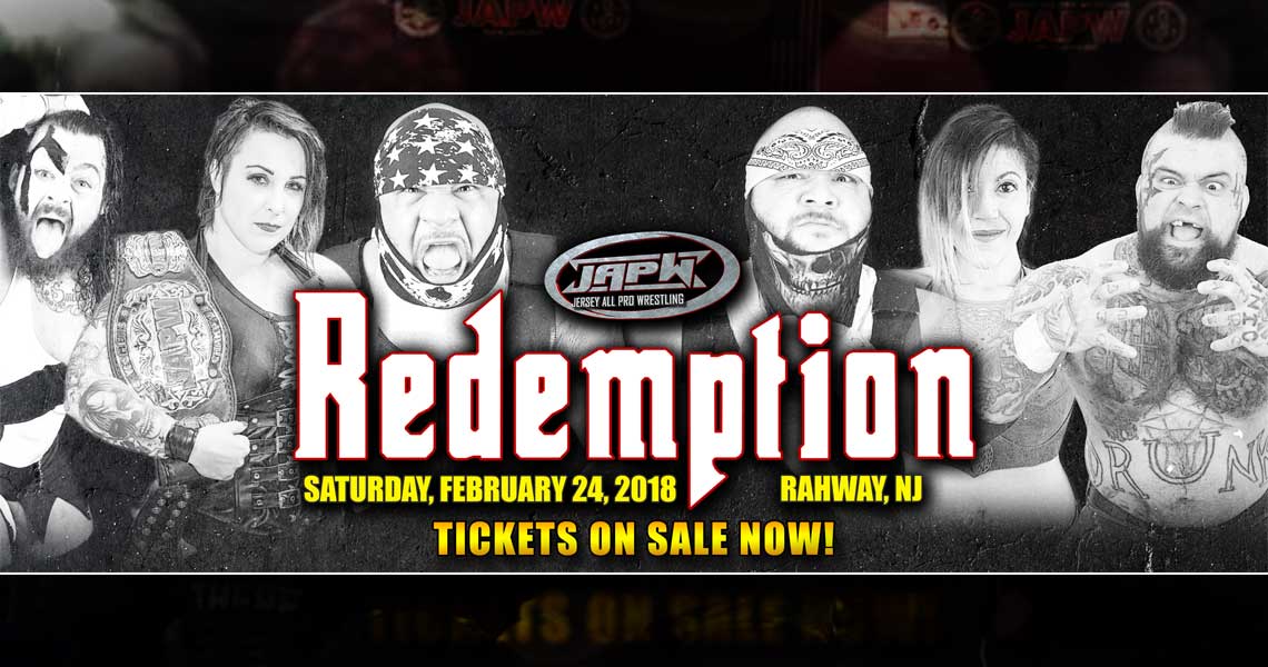 JAPW 2/24 Redemption Tickets Now On Sale